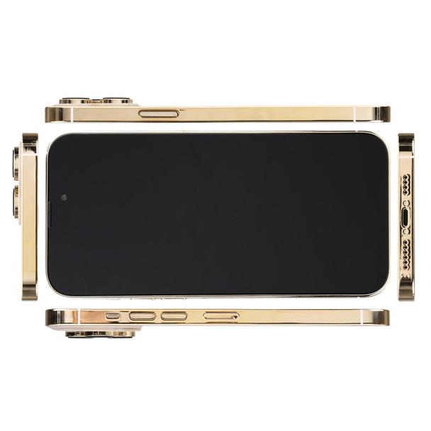 For iPhone 14 Pro Max Black Screen Non-Working Fake Dummy Display Model (Gold)