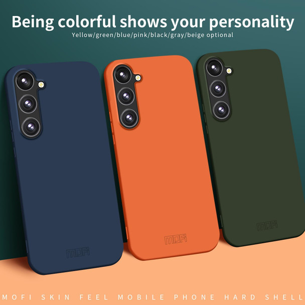 For Samsung Galaxy S23 FE 5G MOFI Qin Series Skin Feel All-inclusive PC Phone Case(Green)