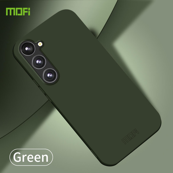 For Samsung Galaxy S23 FE 5G MOFI Qin Series Skin Feel All-inclusive PC Phone Case(Green)