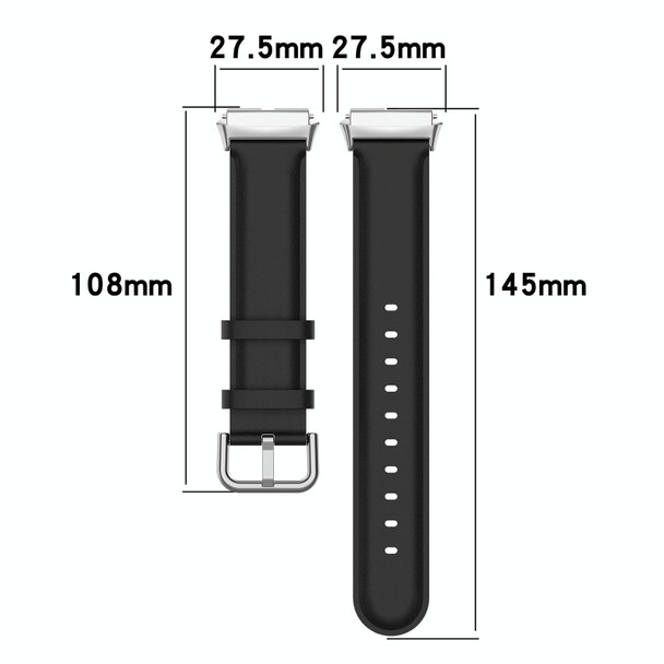 For Redmi Watch 3 Lite / Watch 3 Active Leatherette Replacement Watch Band(Brown)