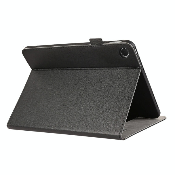 For Lenovo Tab M10 Plus 10.3 TB-X606 Litchi Texture Leatherette Sucker Tablet Case(Black)