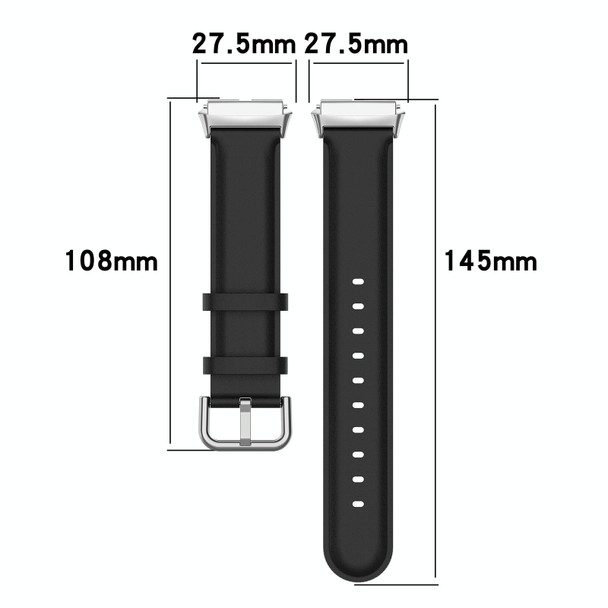 For Redmi Watch 3 Lite / Watch 3 Active Leatherette Replacement Watch Band(Light Blue)