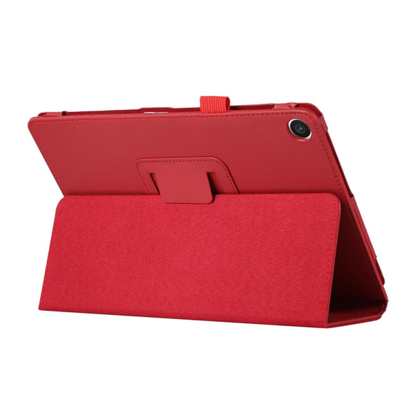 For Lenovo Tab M10 5G Litchi Texture Leatherette Tablet Case(Red)
