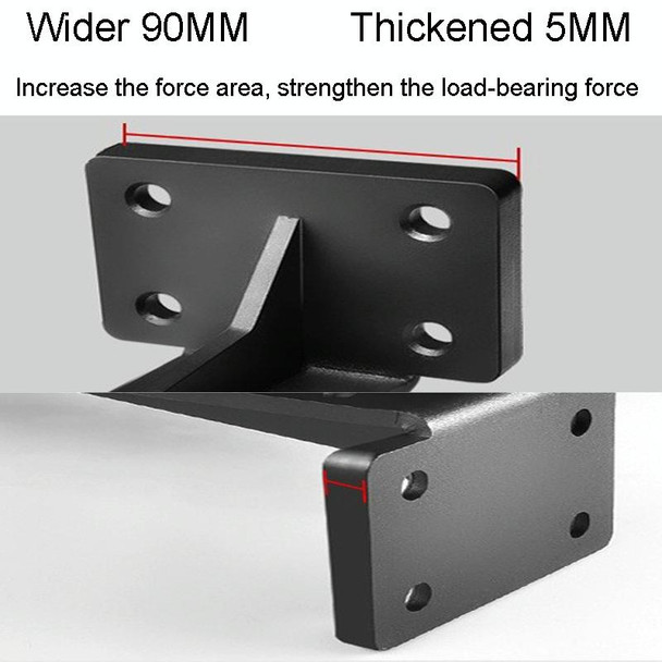 14 inch 5mm T Type Heavy Duty Bracket Concealed Load-Bearing Laminate Support Bracket