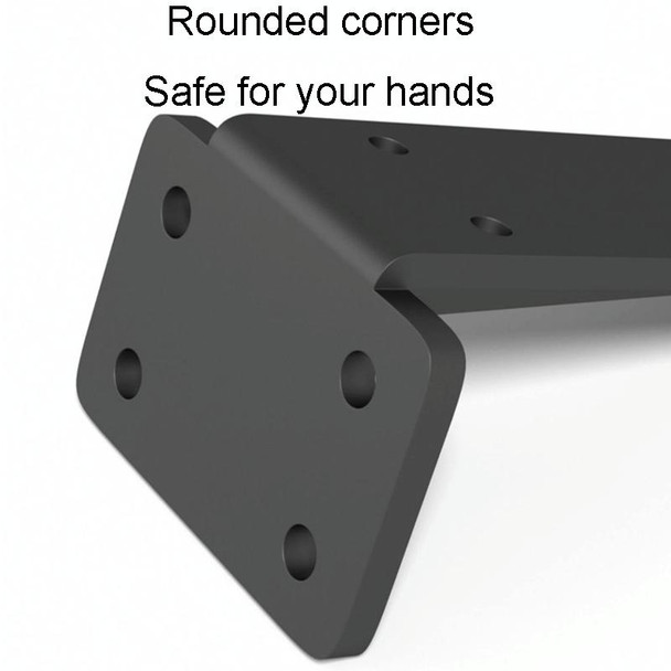 14 inch 5mm T Type Heavy Duty Bracket Concealed Load-Bearing Laminate Support Bracket