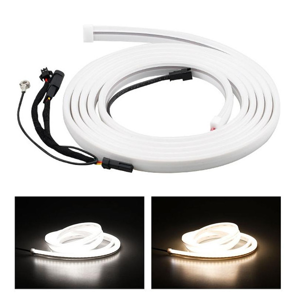 For Tesla Front Trunk LED Ambient Light Strip, Size: For 21-23 Model Y(Warm White)