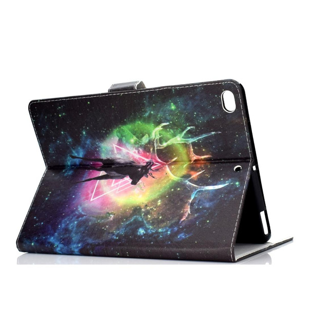 For iPad Pro10.5 inch Colored Drawing Pattern Horizontal Flip PU Leatherette Case with Holder & Card Slot & Sleep / Wake-up Function(Starry Deer)
