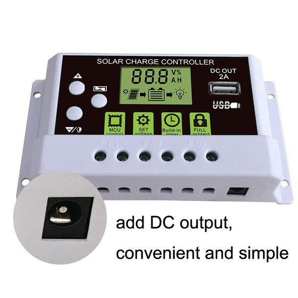 20A LED Smart Off-Grid System Lithium Battery Solar Street Light Charge Controller