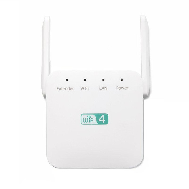 2.4G 300M Wi-Fi Amplifier Long Range WiFi Repeater Wireless Signal Booster UK Plug White