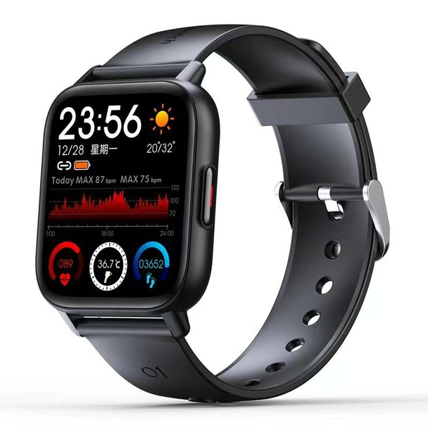 QS16Pro 1.83 inch Heart Rate / Blood Pressure Monitoring Waterproof Sports Smart Watch(Black)