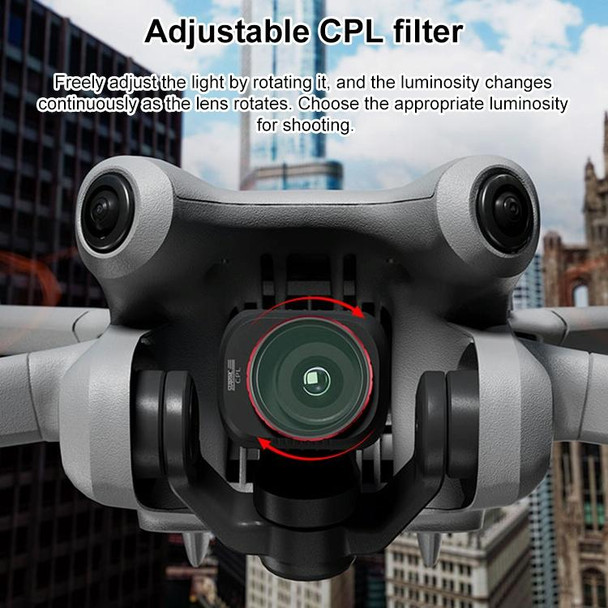 For DJI Mini 4 Pro STARTRC Drone Lens Filter, Lens:CPL UV ND8/16/32/64