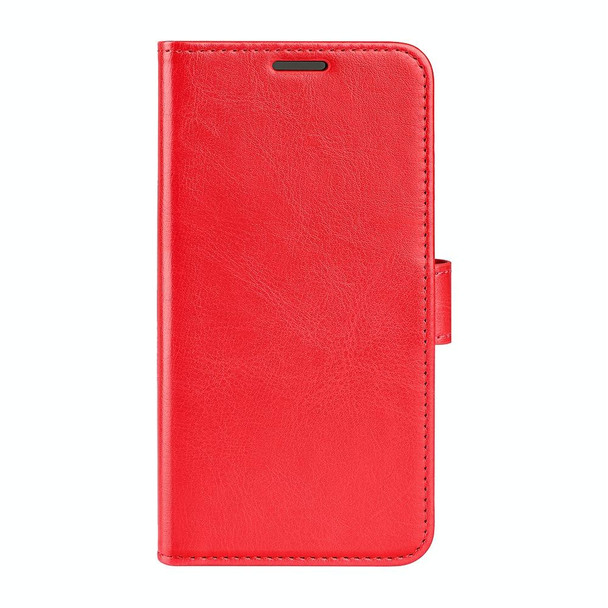 For OPPO A38 R64 Texture Horizontal Flip Leatherette Phone Case(Red)