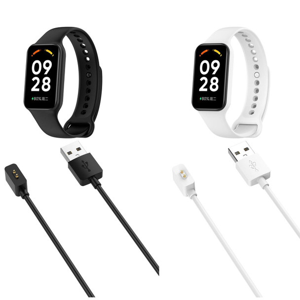 For Xiaomi Smart Band 8 Active Smart Watch Charging Cable, Length:1m(Black)