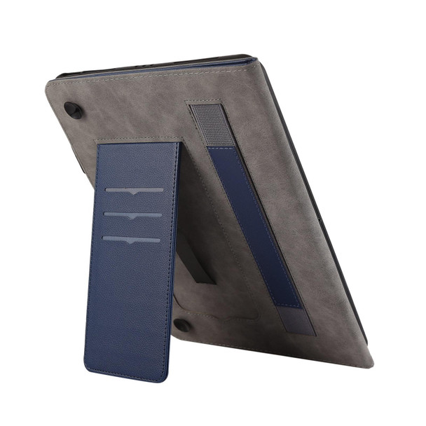 For Lenovo Pad Pro 11.5 2023 Litchi Texture Leatherette Sucker Tablet Case(Dark Blue)