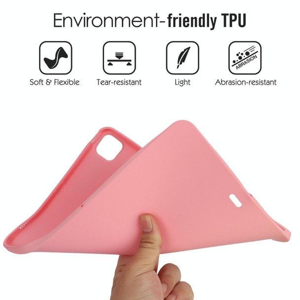 For iPad 10th Gen 10.9 2022 Oil Spray Skin-friendly TPU Tablet Case(Pink)