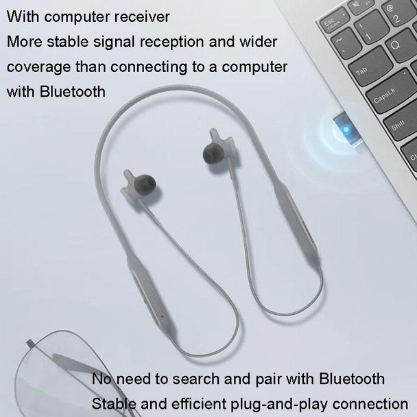 Lenovo ThinkBook UC100 Neckband Dual Wireless Bluetooth Earphone Cell Phone Computer Simultaneous Connection