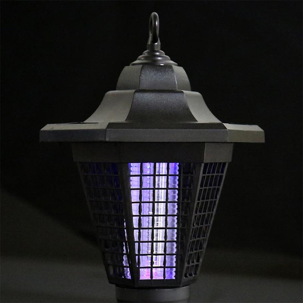 3 LED Solar Outdoor Waterproof Hexagon Mosquito Killer Light, Style: Lawn Type