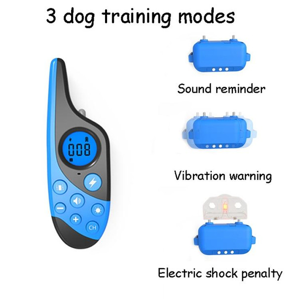 L-818 500M Dog Training Device Rechargeable Remote Control Pet Bark Stopper