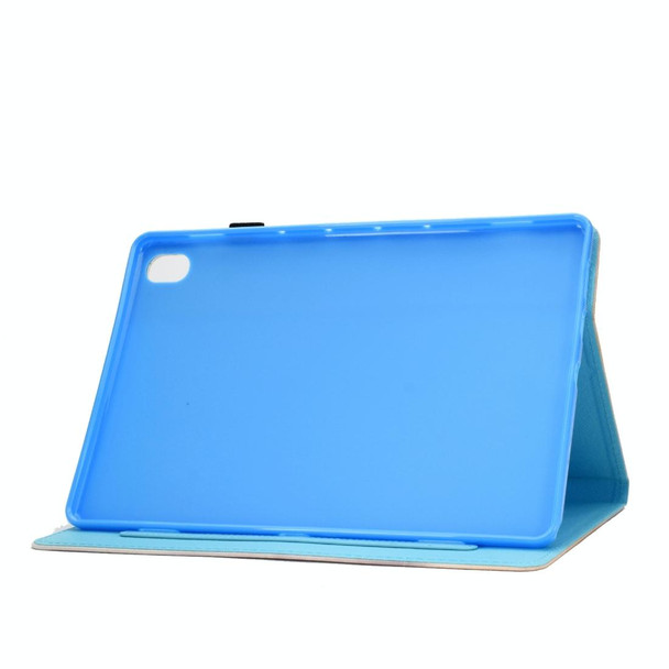 For Huawei MediaPad M6 10.8 Painted Horizontal Flat Leatherette Case with Sleep Function & Card Slot & Buckle Anti-skid Strip & Bracket & Wallet(Tree in Water)