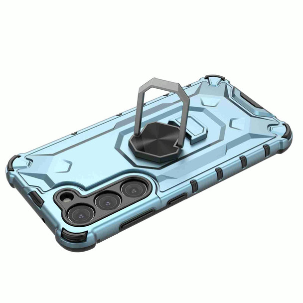 For Samsung Galaxy Note20 Ultra Ice Armor Series Ring Holder Phone Case(Green)