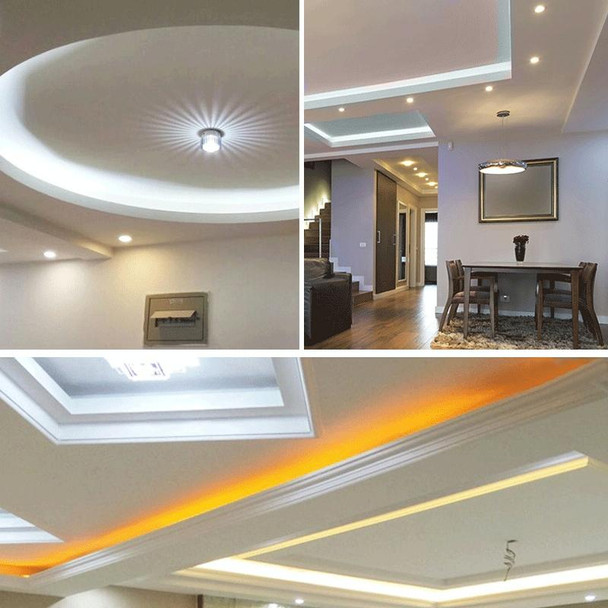 1m 5730 Double Row 120 Beads High Voltage Full Copper Core Silicone LED Light Strip, Color Temperature: 3000K Warm Light Engineering