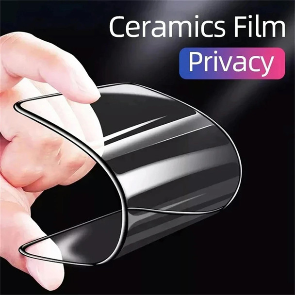For iPhone 15 Pro Max 25pcs Full Coverage Privacy Ceramic Film