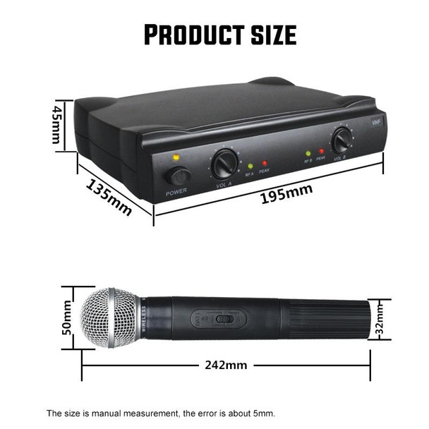 MV-58 K Song Handheld Wireless Microphone 1 In 2