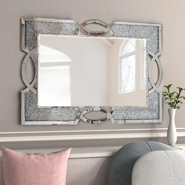 Home Vive - Diamond Wall Mirror Gold