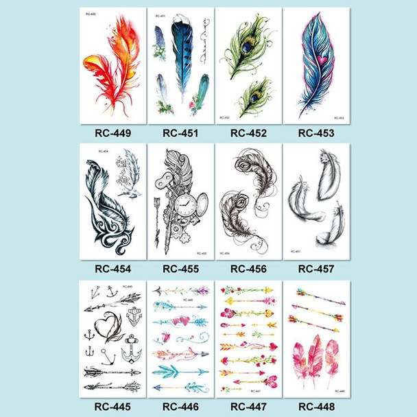 40 PCS Waterproof Small Fresh Tattoo Stickers(RC-457)