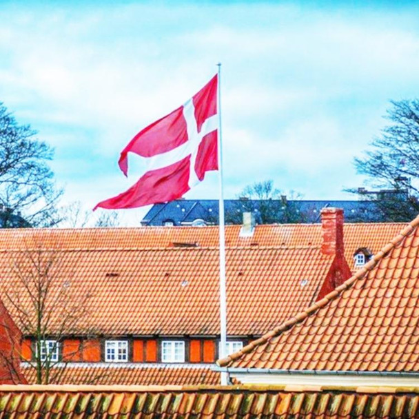 90 x 150cm Danish Flag No. 4 Polyester Flag