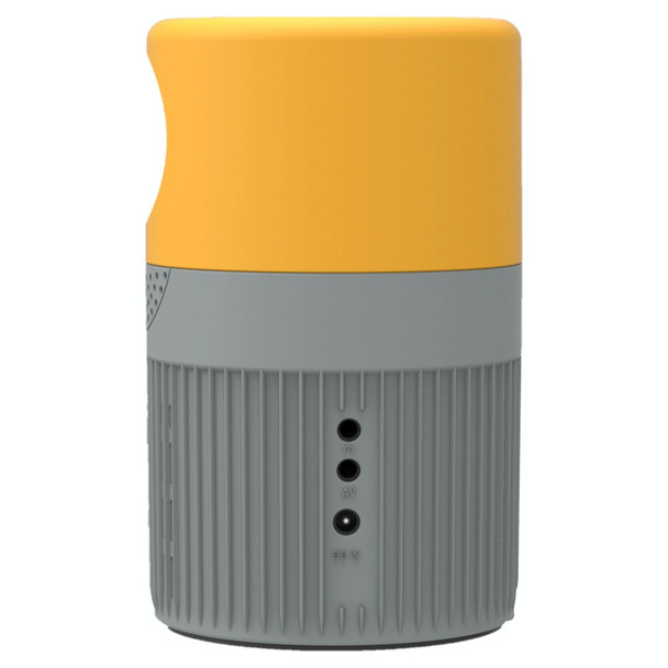 T400 3000 Lumens LED Mini Projector Support Wifi Screen Mirroring, Plug Type:US Plug(Grey Yellow)