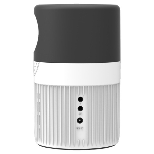 T400 3000 Lumens LED Mini Projector Support Wifi Screen Mirroring, Plug Type:UK Plug(Black White)