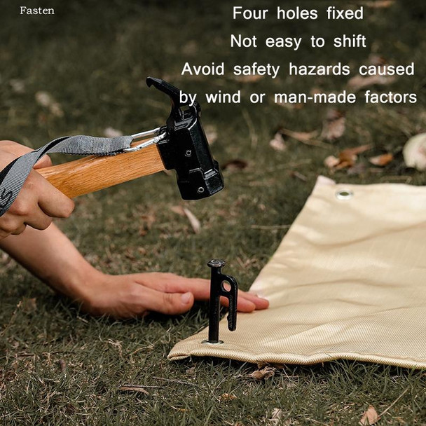 Outdoor Camping Fiberglass Heat Insulation Pad Fireproof Cloth, Size: 56x60cm