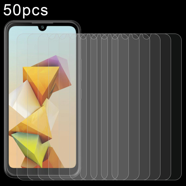 For ZTE Blade A33s 50pcs 0.26mm 9H 2.5D Tempered Glass Film