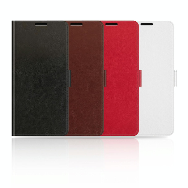 For Motolora Moto G54 R64 Texture Horizontal Flip Leatherette Phone Case(Black)