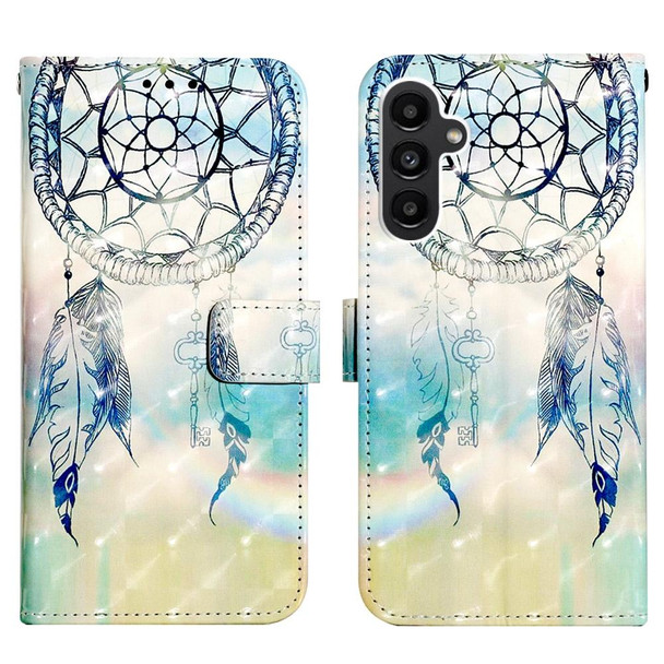 For Samsung Galaxy A05s 3D Painting Horizontal Flip Leatherette Phone Case(Dream Wind Chimes)