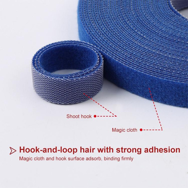 1.2cm 3m Reusable & Dividable Hook and Loop Cable Ties(Random Color Delivery)
