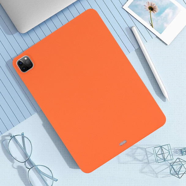 For iPad 10th Gen 10.9 2022 Oil Spray Skin-friendly TPU Tablet Case(Orange)