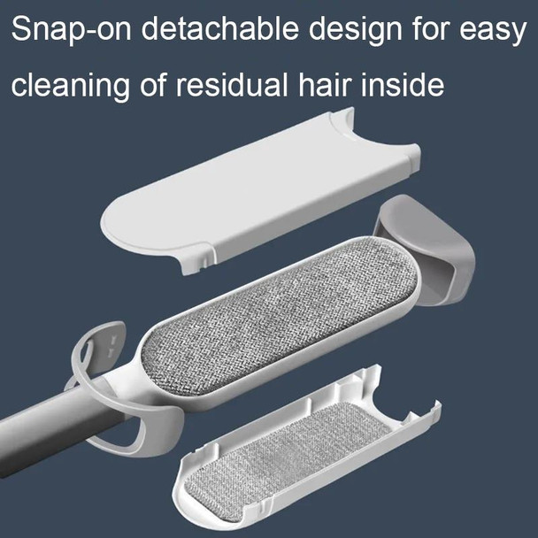 Clothes Sofa Dust Remover Household No-wash Double-sided Electrostatic Hair Removal Brush, Color: L Gray