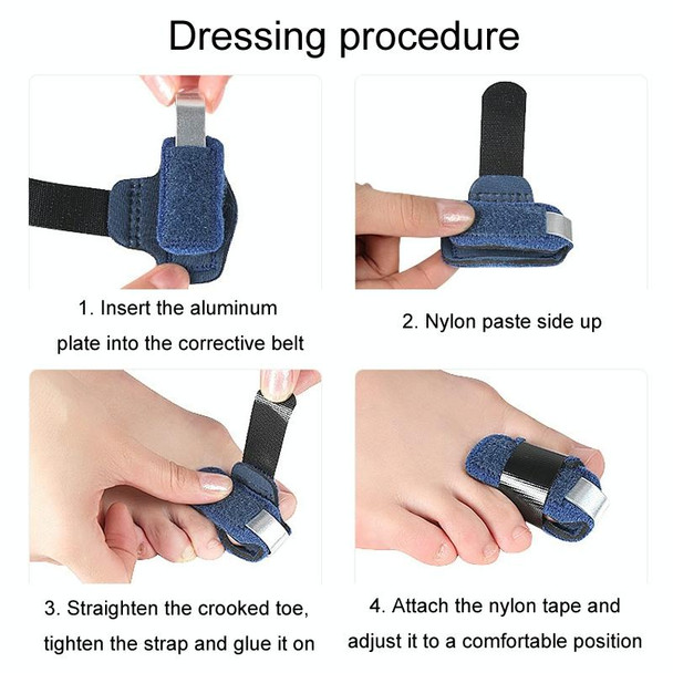 Finger And Toe Joint Sprain Support Stretching Exercise Belt, Specification: Left(Skin Color)