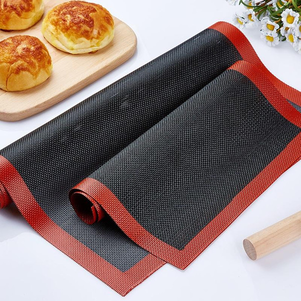 2 PCS PJ-060123 High Temperature Breathable Silicone Oven Bread Baking Mat Lightning Puff Mat, Specification: 27.5 x 27.5cm