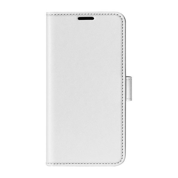 For Motolora Moto G84 R64 Texture Horizontal Flip Leatherette Phone Case(White)