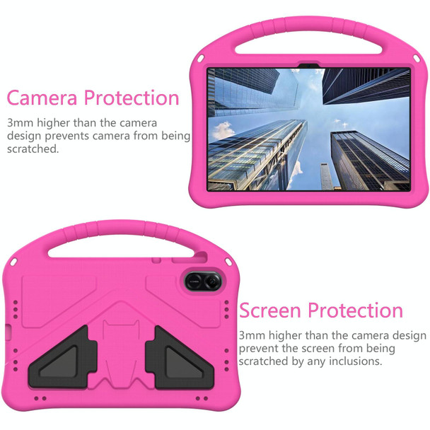 For Honor Pad X9 EVA Shockproof Tablet Case with Holder(RoseRed)