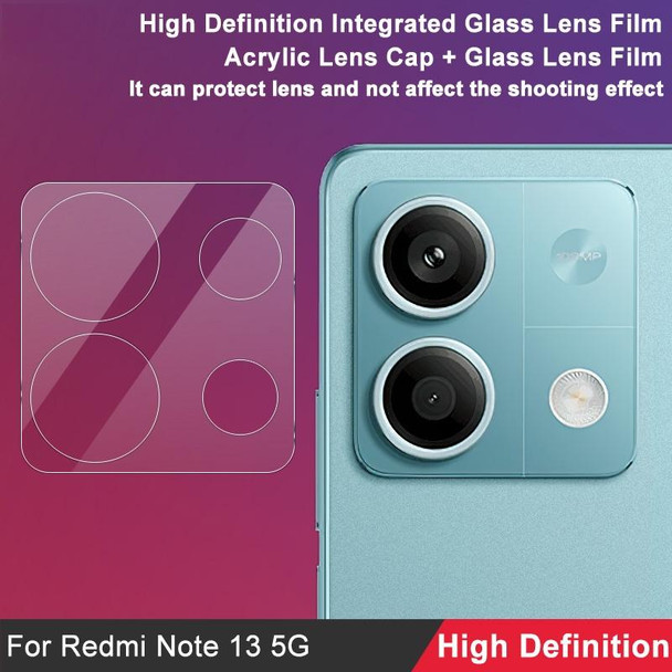 For Xiaomi Redmi Note 13 5G imak High Definition Integrated Glass Lens Film