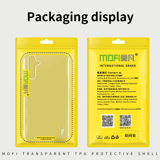 For Samsung Galaxy A05 MOFI Ming Series Ultra-thin TPU Phone Case(Transparent)