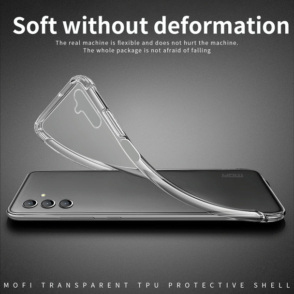 For Samsung Galaxy A05s MOFI Ming Series Ultra-thin TPU Phone Case(Transparent)