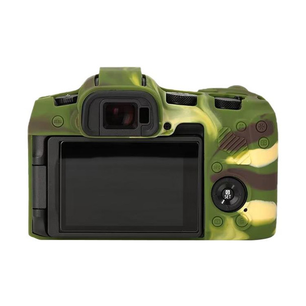 For Canon EOS R8 Soft Silicone Protective Case(Camouflage)