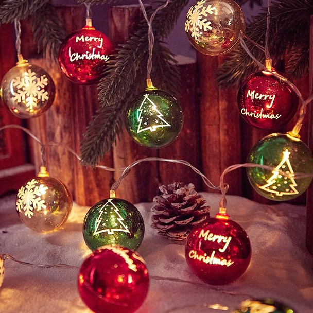 LED Christmas Decorative Ball Lights Scene Arrangement Lantern String, Spec: USB Type 3m(Ball)