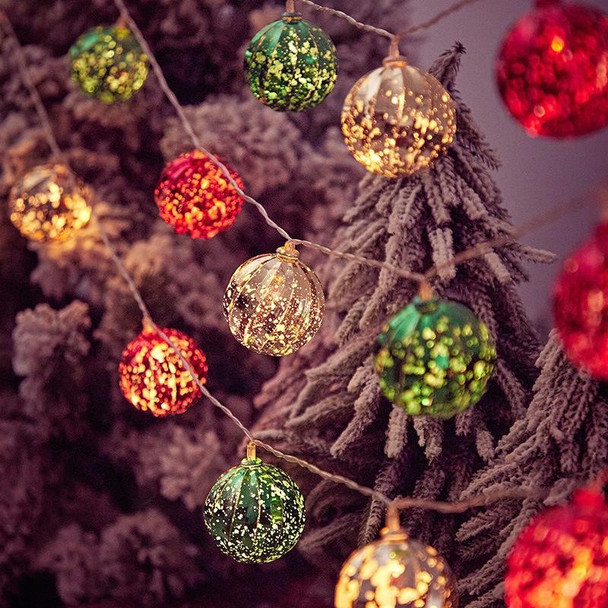 LED Christmas Decorative Ball Lights Scene Arrangement Lantern String, Spec: USB Type 3m(Diamond)