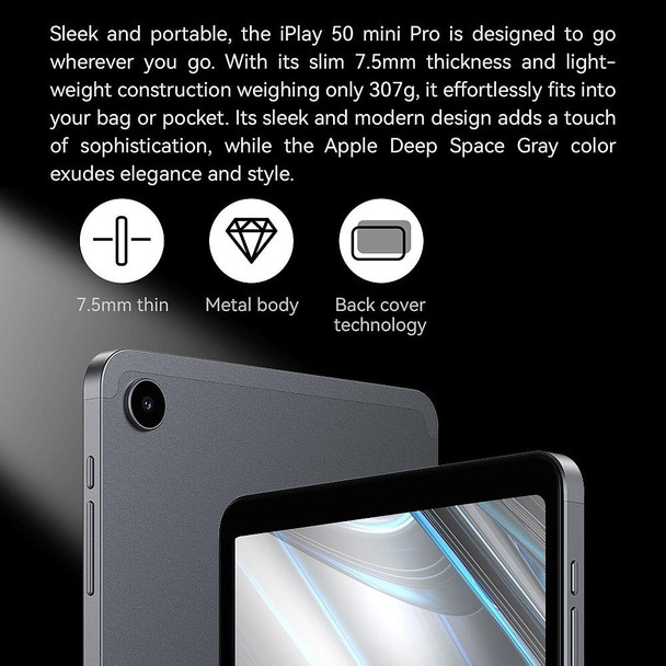 ALLDOCUBE iPlay 50 Mini Pro 4G LTE Tablet, 8GB+256GB, 8.4 inch Android 13 MTK Helio G99 Octa Core(EU Plug)